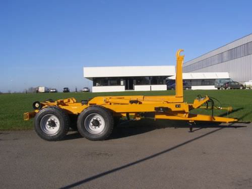 Anhänger für Containertransport - CP 120 - REMORQUES ROLLAND - Tandem / angehängt / Hakenlift