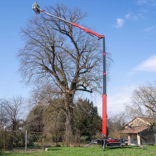 Hubarbeitsbühne auf Raupen - Lightlift 40.18 - HINOWA SPA - elektrisch / dieselbetrieben / für den Einsatz im Freigelände