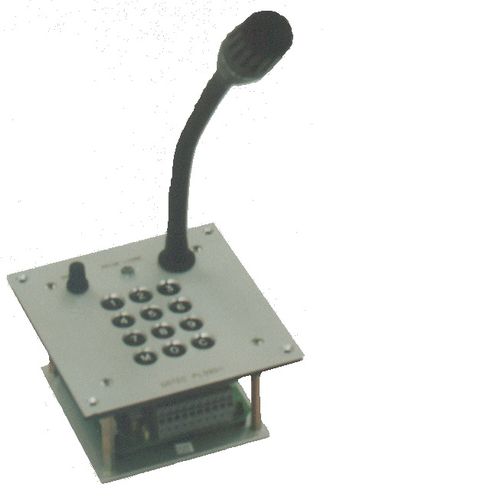 Gegensprechanlage - Poste type PL 04 - SATEC