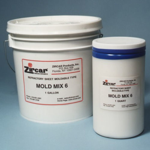 Paste für Gussarbeiten - Mix 6 - Zircar Refractory Composites - Wärmedämmung / Aluminiumoxid / Keramik