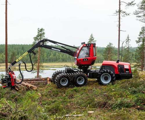 Holzerntemaschine mit Gummireifen - 931 - KOMATSU Forest