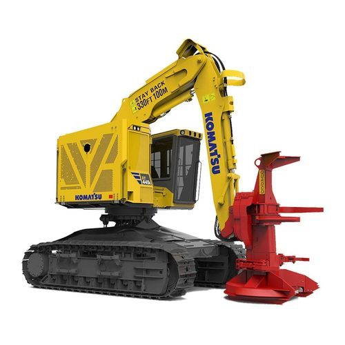 Fäller-Bündler / auf Raupen - XT445L-5 - KOMATSU Forest - Holzladekräne
