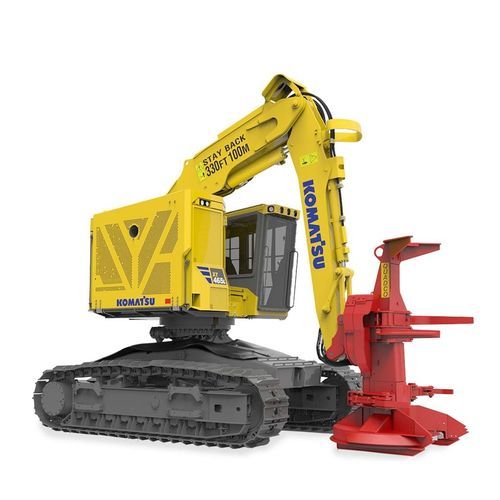Fäller-Bündler / auf Raupen - XT465L-5 - KOMATSU Forest - Holzladekräne