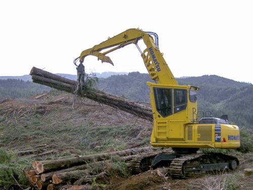 Ausleger-Holzladekran - PC240LL-10 - KOMATSU Forest - auf Raupen