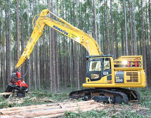 Holzerntemaschine auf Raupen - PC290LL-11 - KOMATSU Forest