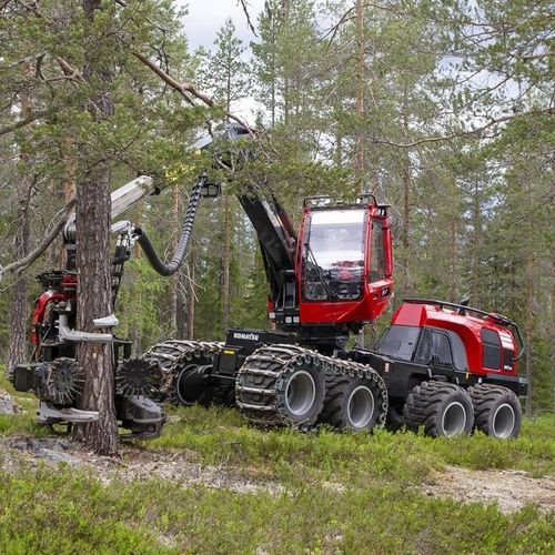 Holzerntemaschine mit Gummireifen - 901XC - KOMATSU Forest