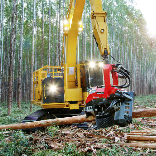 Harvesteraggregat mit Rollen - 370E - KOMATSU Forest