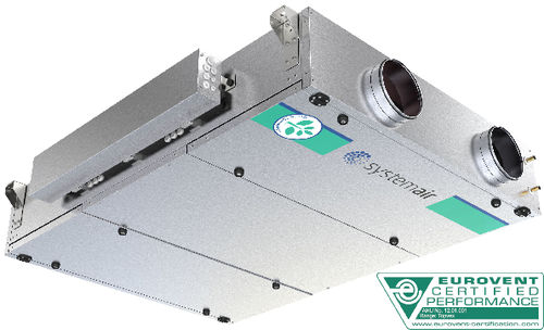 Horizontale Luftaufbereitungszentrale - TOPVEX FC - Systemair - mit Abwärmenutzung