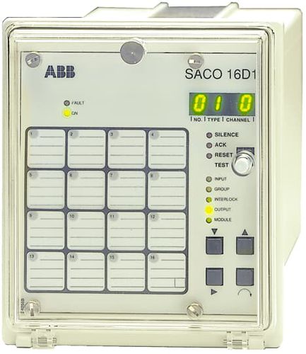 Alarmmelder für Schifffahrtsanwendungen - SACO 16D1 - ABB Oy Distribution Automation - 16 Digitaleingänge