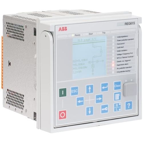 Leistungs-Schutzrelais - REG615  - ABB Oy Distribution Automation - für Generator / für Schalttafelmontage / Plug-in