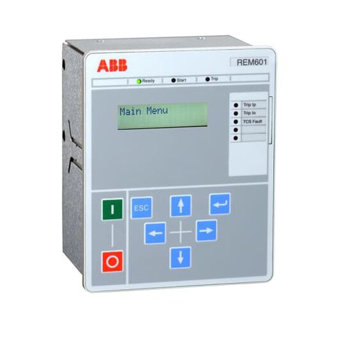 Überlastschutzrelais - REM601 - ABB Oy Distribution Automation - Phasenfolge / dreiphasig / für Elektromotor