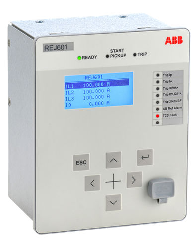 Überlastschutzrelais - REJ601 - ABB Oy Distribution Automation - Leistung / Phasenfolge / AC/DC