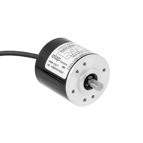 Inkrementaler Drehgeber - E40 series - ELAP - optisch / Magnet / mit Vollwelle