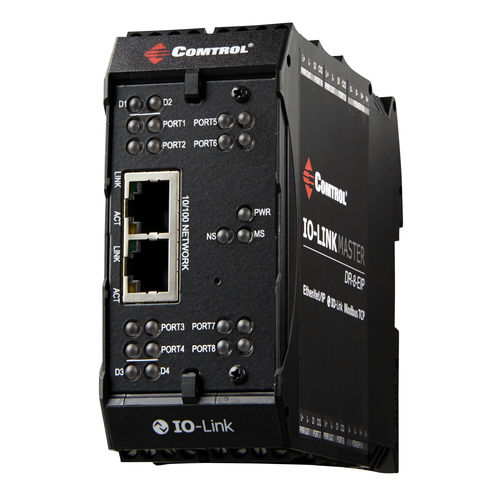 Gateway für Kommunikation - IO-Link Master DR-8-EIP - Comtrol Corporation - Industrie / Sicherheit / Ethernet