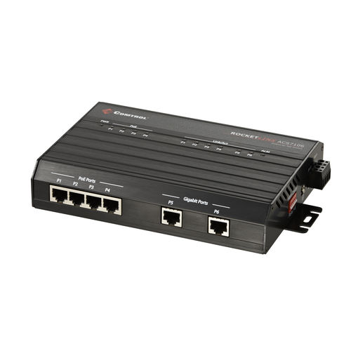 Ethernet-Switch / unmanaged - RocketLinx® ES7105 - Comtrol Corporation - 4 Ports / Gigabit-Ethernet / Hutschienen
