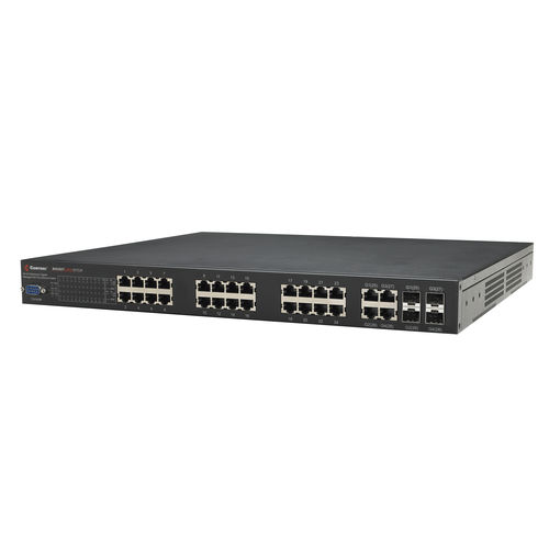 Ethernet-Switch / managed - RocketLinx® ES7528 - Comtrol Corporation - 28 Ports / Gigabit / PoE