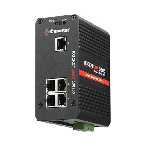 Ethernet-Switch / unmanaged - RocketLinx ® ES8105-GigE - Comtrol Corporation - 5 Ports / Gigabit-Ethernet / robust