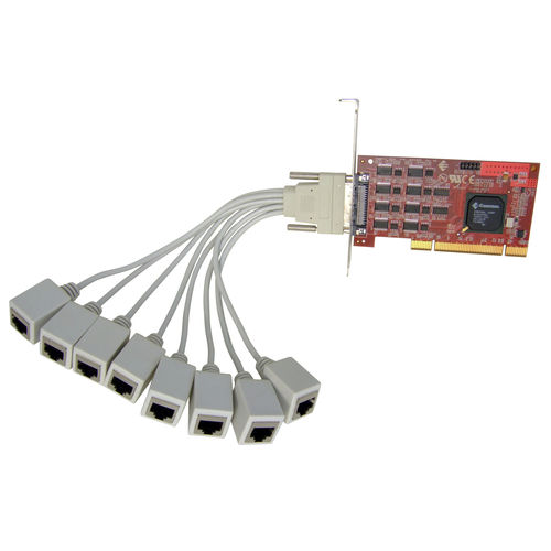 Serielle Kommunikationskarte mit mehreren Anschlüssen / 8 Ports - 30002-1 - Comtrol Corporation - RS232 / PCI-Bus / RJ45