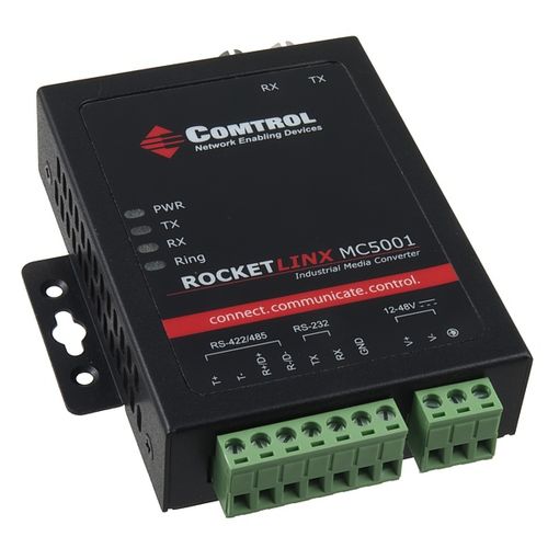 Medienwandler - RocketLinx MC5001 - Comtrol Corporation - Kommunikation / Temperatur / Serie
