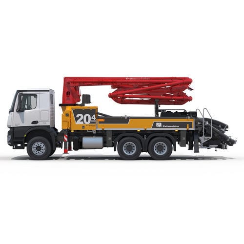 Fahrmischeranbau-Autobetonpumpe - M20-4 - PUTZMEISTER - hybrid