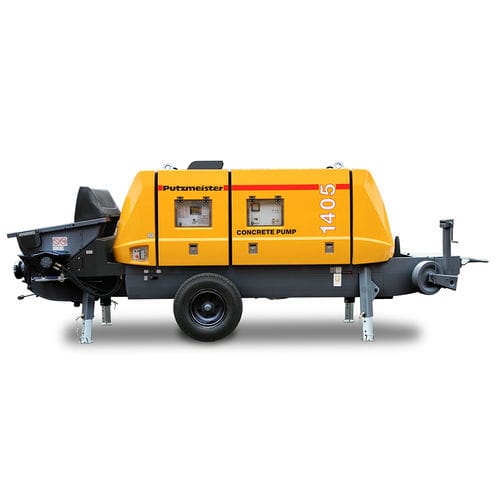 Betonpumpe auf Sattelschlepper - BSA 1405 E - PUTZMEISTER - für Tunnel / für Baustelle / elektrisch