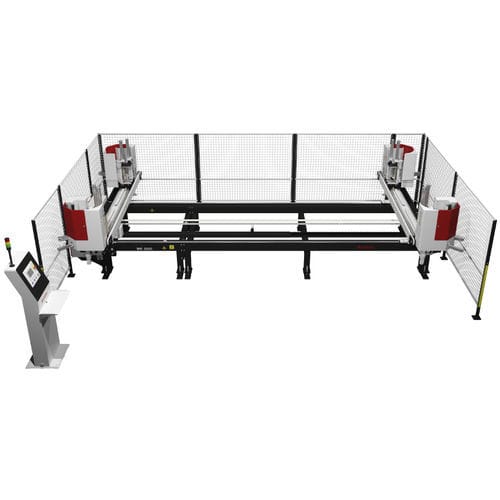 Schweißmaschine mit Heizplatte - MK 2020  - KABAN MAKINA SANAYI VE TIC. LTD. STI - PLC-gesteuert / freistehend / für Profile