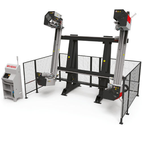 Schweißmaschine mit Heizplatte - MV 1010  - KABAN MAKINA SANAYI VE TIC. LTD. STI - PLC-gesteuert / freistehend / für Profile