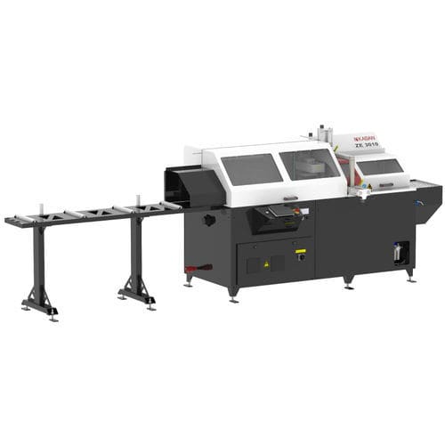 Rundmesser-Schneidemaschine - ZE 3010  - KABAN MAKINA SANAYI VE TIC. LTD. STI - für Aluminium / für Aluminiumprofile / PLC-gesteuert