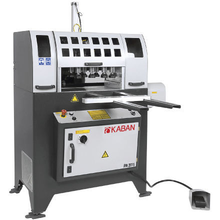 Ausklinkfräse für Aluminium - PA 2015 - KABAN MAKINA SANAYI VE TIC. LTD. STI - pneumatisch / für Aluminiumprofile