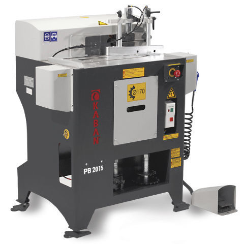 Ausklinkfräse für Aluminium - PB 2015 - KABAN MAKINA SANAYI VE TIC. LTD. STI - mit variablem Winkel / für Aluminiumprofile