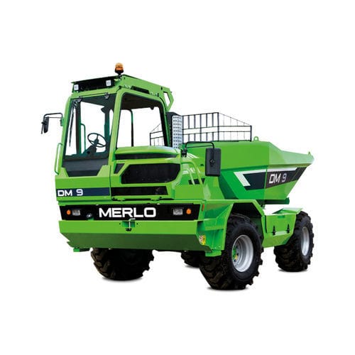 Raddumper - DM9 - MERLO SPA - mit Verbrennungsmotor / mit seitlicher Entladung / Fronthochkipper