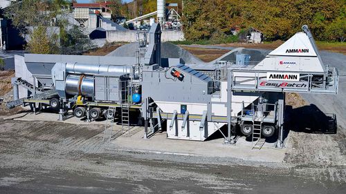 Mobile Asphaltmischanlage - ABM 90-140 EASYBATCH - Ammann - diskontinuierlich