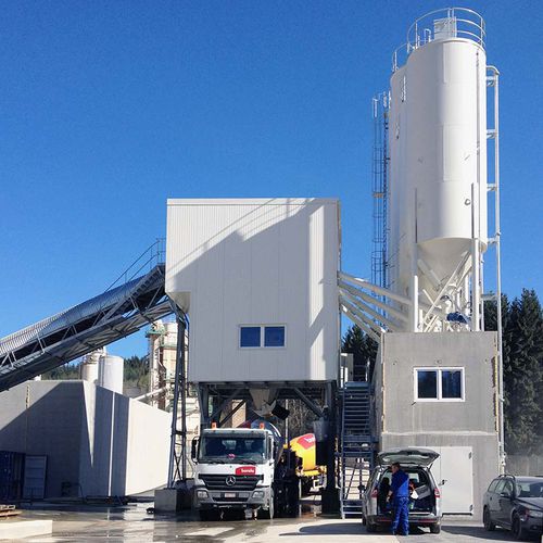 Festinstallierte Betonmischanlage - CBS 105–150 S/T B ELBA - Ammann - Einwellen