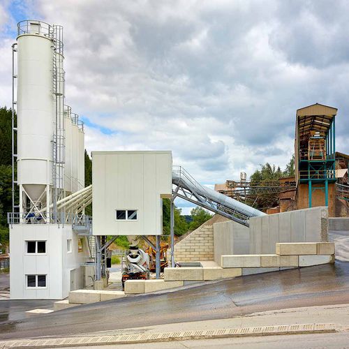 Festinstallierte Betonmischanlage - CBS 180–200 TB ELBA - Ammann
