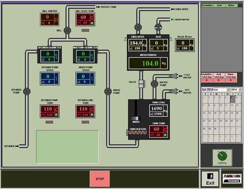 Kontrollsoftware - EMULTEK 15 - Ammann - Baustellen / Auslauf / für Pumpen