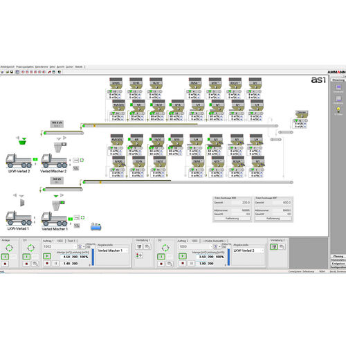 Steuerungssoftware - AS1 - Ammann - Diagnose / Fernwartung / Konfigurierung und Diagnose