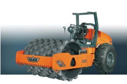 Einzylinder-Walze - 12 550 kg | 3410 P Tier 2 - HAMM AG - Vibration / mit Gelenk