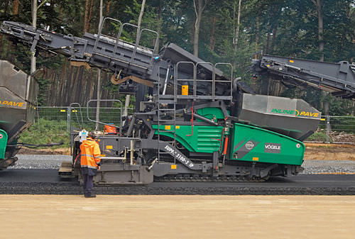 Asphaltfertiger - SUPER 2100-3i IP - JOSEPH VÖGELE AG - auf Raupen
