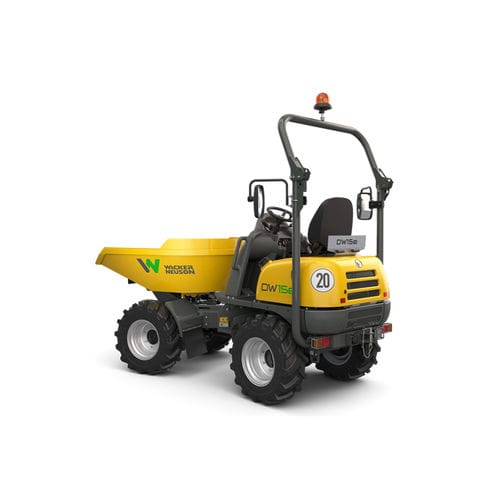 Dumper mit Gummireifen - DW15e - Wacker Neuson SE - elektrisch / knickgelenkt / mit 4-Rad-Antrieb