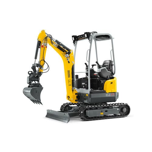 Mittelgroßer Bagger - EZ17 - Wacker Neuson SE - auf Raupen / Diesel / für Baustellen