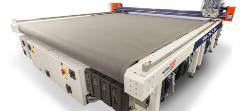 Cutter-Schneidemaschine - SM-332-TA - SolarEdge Automation Machines S.p.A. - für PVC / für Acryl / für Gewebe