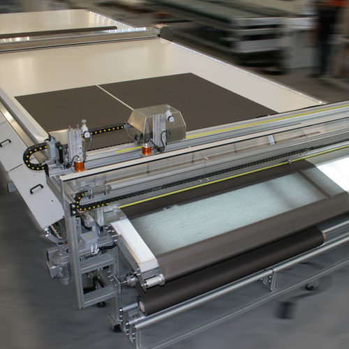 Rundmesser-Schneidemaschine - SM-400-TA - SolarEdge Automation Machines S.p.A. - Ultraschall / für Gewebe / CNC