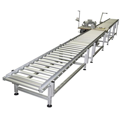 Steppstich-Nähanlage - SM-120-CA - SolarEdge Automation Machines S.p.A. - Einzelnadel / stationär / Hochgeschwindigkeit