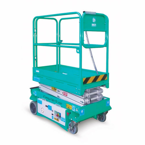 Scherenarbeitsbühne mit Eigenantrieb - EASY UP 5 SP - IMER International SPA - elektrisch
