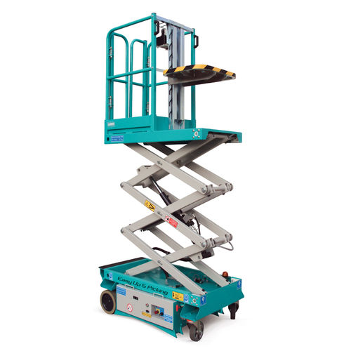Scherenarbeitsbühne mit Eigenantrieb - EASY UP 5 PICKING - IMER International SPA - elektrisch
