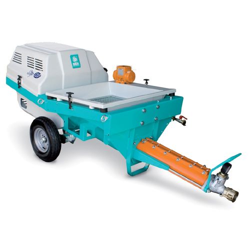 Mobile Betonpumpe - STEP 120A - IMER International SPA - für Baustelle / Diesel / elektrisch