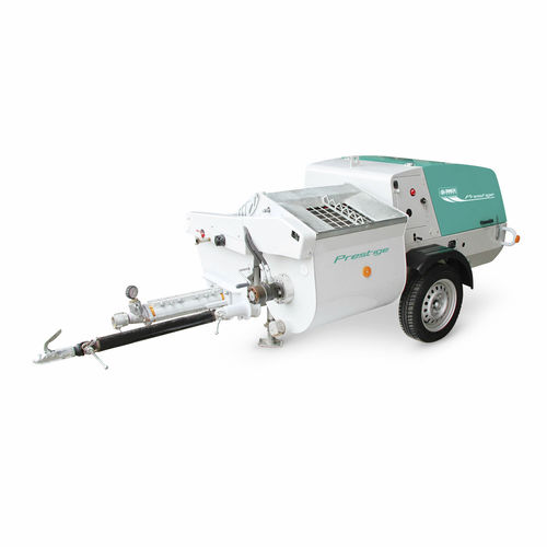 Mobile Betonpumpe - PRESTIGE - IMER International SPA - für Baustelle / Diesel / Schnecken