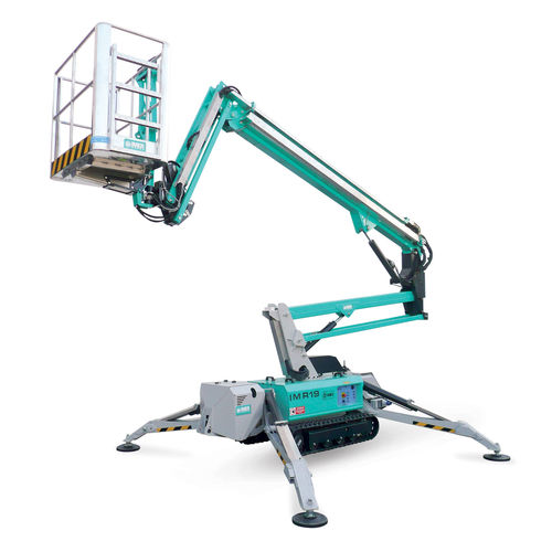 Gelenkarbeitsbühne auf Raupen - IM R 19 SA  - IMER International SPA - elektrisch / hydraulisch / für Außenbereich