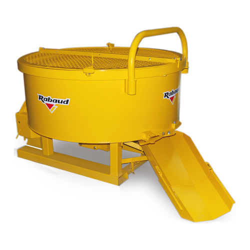 Hydraulischer Betonmischer - BAV series - RABAUD - stationär / autonom
