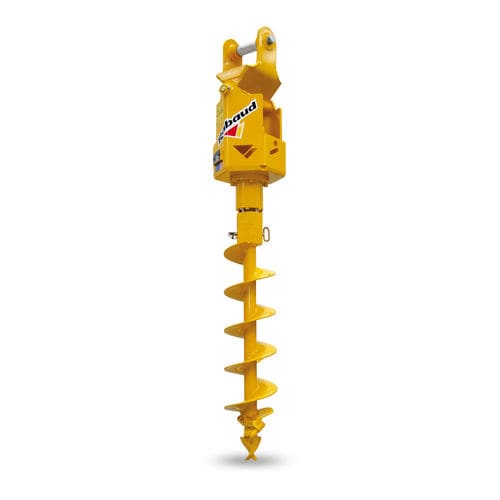 Hydraulischer Stangenbohrer - TRH series - RABAUD - für Bagger / schrägverzahnt / für Baggerlader